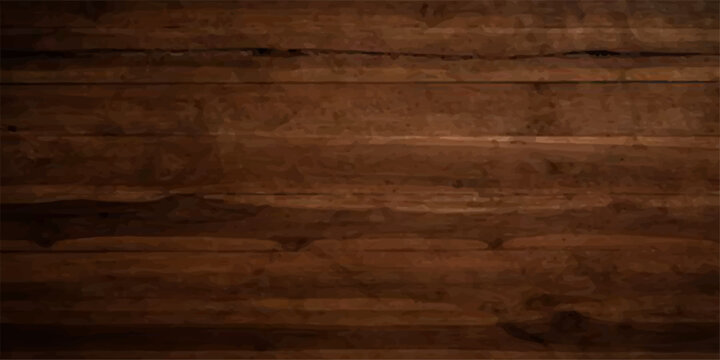Natural dark brown grain pattern of an old weathered wood surface showcasing a grunge timber plank texture on a rustic hardwood board wall or floor