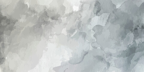 Vintage watercolor art of snow covered mountains and icebergs in the water with a textured gray marble stone pattern and grunge paint surface design © MdShakibAhamed