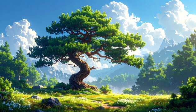 Majestic lone pine tree (1)