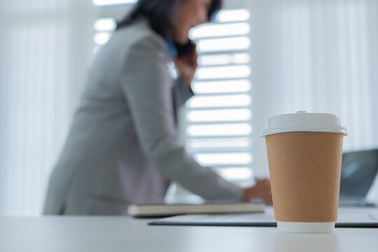 Confident female executive representing productivity and leadership