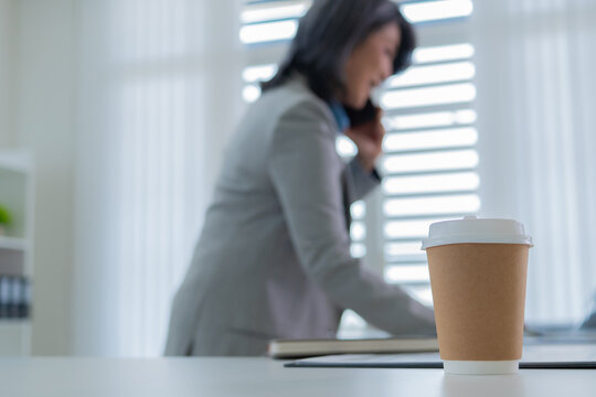 Confident female executive representing productivity and leadership