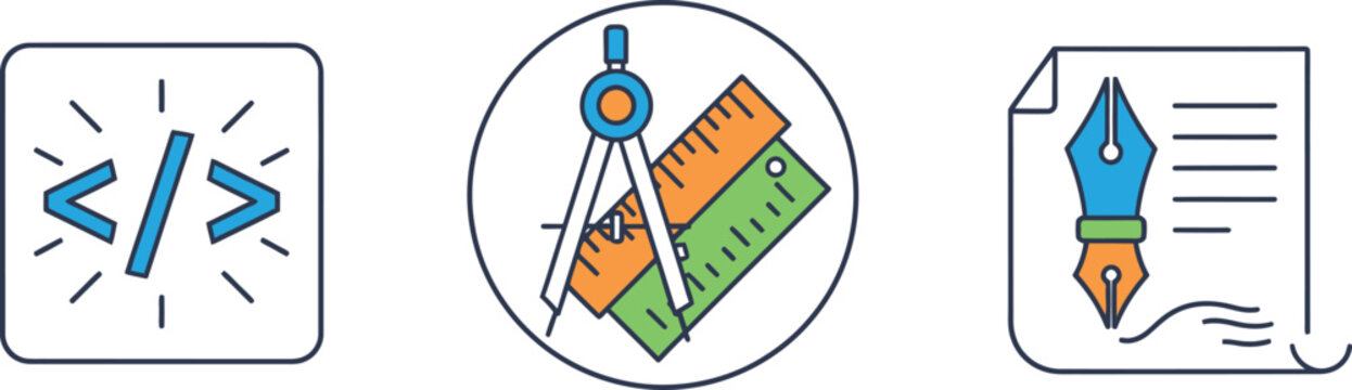 Code tags and drafting tools represent the foundational elements of software engineering and professional design projects.