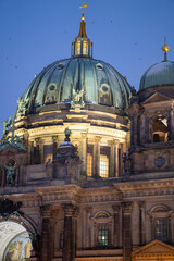 Berlin Cathedral at Dusk: Majestic architecture, showcasing the intricate detail and timeless beauty of the Berlin Cathedral under a twilight sky. © Jose Luis