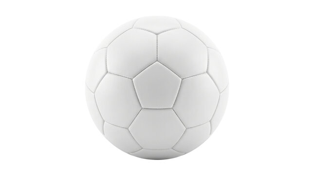 Classic professional white soccer ball isolated on transparent background png
