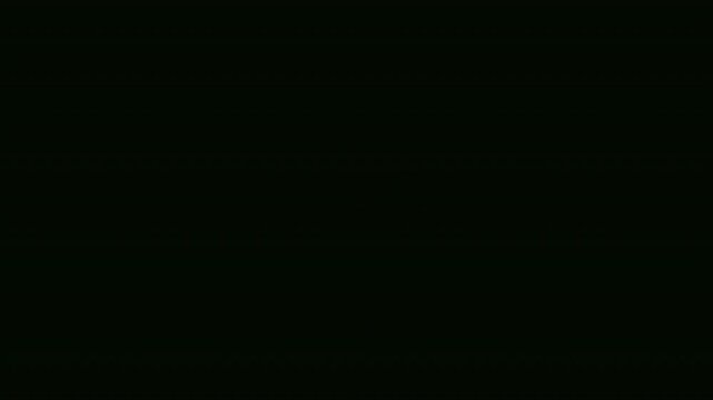 Animated Dollar Currency Icon with Digital Connection Ring and Alpha Channel