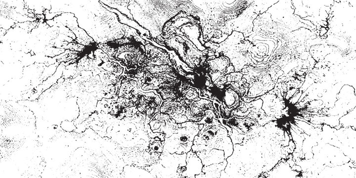 Abstract topographic map texture background with black and white contour lines abstract background topography contours distressed monochrome landscape artistic backdrop contrast weathered