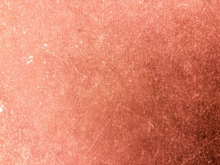 Fototapeta premium Polished copper texture background with rose gold tint, brushed metallic surface for luxury product mockup