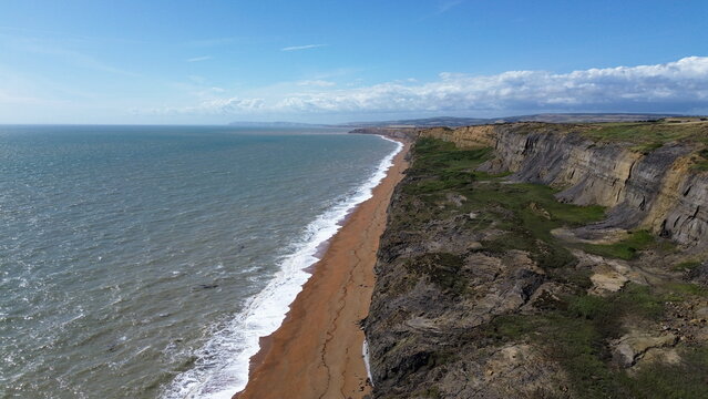Chale Bay with Atherfield point in the distal background. Isle of Wight, southern England