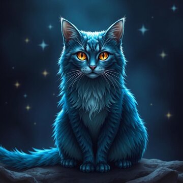 gato azul