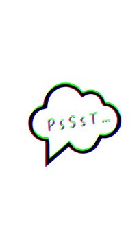 Psst Sound Text Animation: Attention Seeking Typography on Minimalist Background