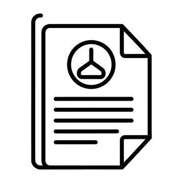 Retail Inventory Document Icon for Clothing Product Sales Report