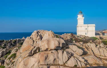 View of Capo Testa Lighthouse, Sardinia, Italy. © javarman