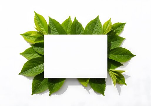 Gemini said

Fresh green leaves frame a natural spring foliage border on a white background for an eco-friendly summer floral decoration vector illustration