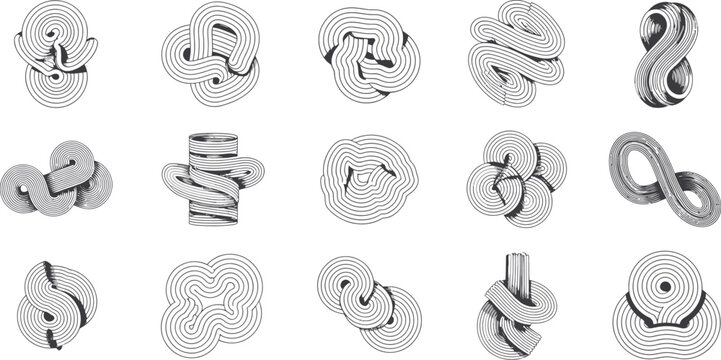 Black and white icon set of buttons featuring currency symbols and finance related designs for business and web use