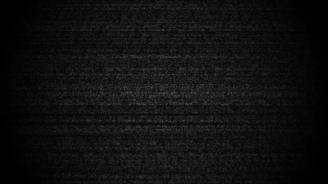 Retro TV Turn On Off Glitch Animation with Noise Effect Vintage Screen Flash and Static Transition Motion Graphic for Old Display and Signal Effects