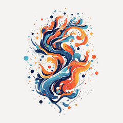 Fototapeta premium Abstract Logo Or Symbol Design Very Cool 