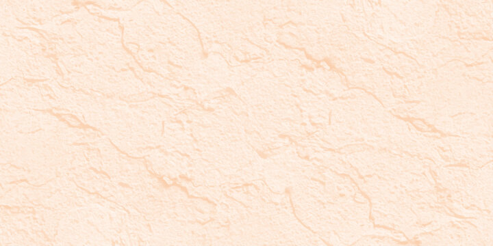 Pale peach textured stone wall background with subtle grain and natural plaster finish for minimalist interior design