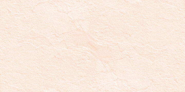 Pale peach textured stone wall background with subtle grain and natural plaster finish for minimalist interior design