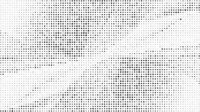 Black Plus Signs and Stars Fading Pattern White Background, Black Star Cross Gradient Abstract Clean Background