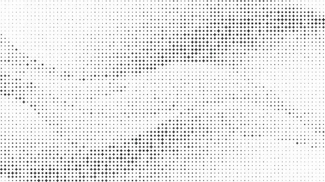 Black Star and Cross Pattern Abstract White Background, Minimal Black Star Cross Modern Design