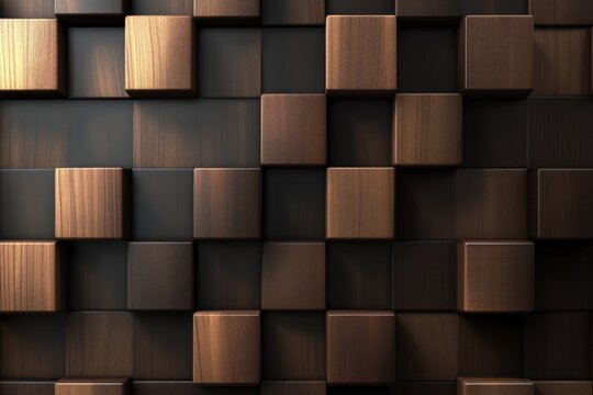 A detailed view of a structure composed of metal cubes