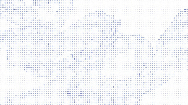 Blue Star and Cross Scattered Pattern White Background, Blue Star Cross Abstract Texture Clean Background