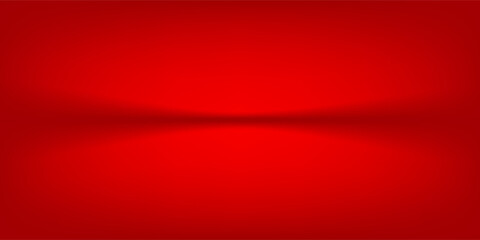 An abstract background features a gradient of red and dark red colors, creating a smooth, wave-like transition. © Muhammad