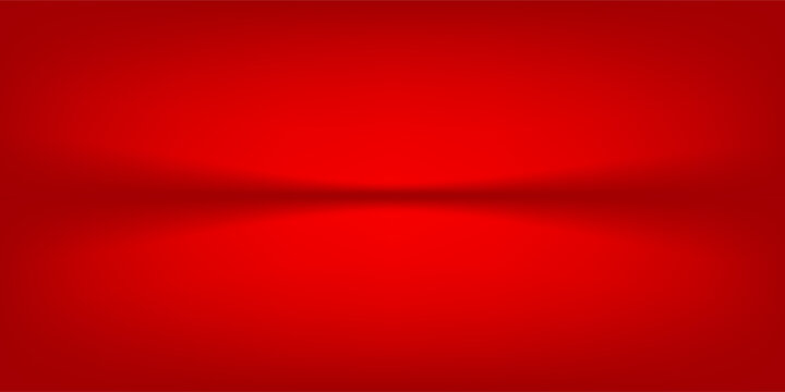 An abstract background features a gradient of red and dark red colors, creating a smooth, wave-like transition.