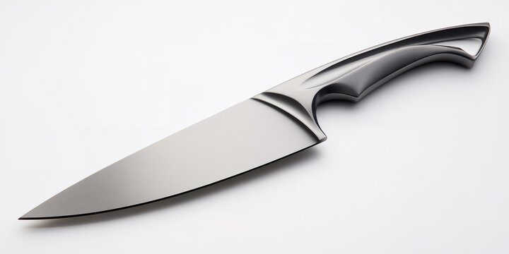 Knife on a white background