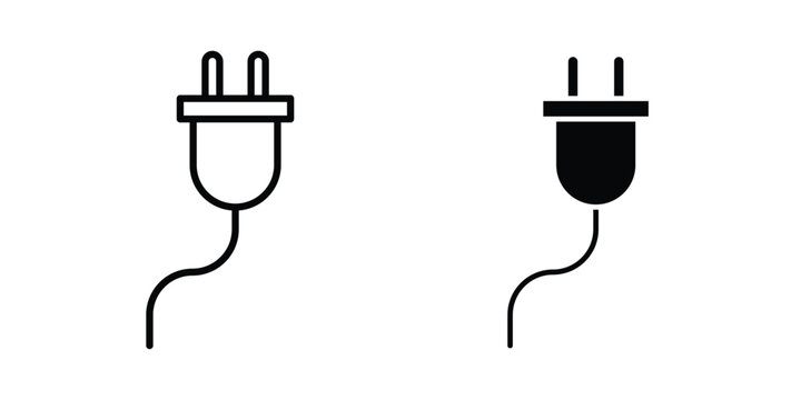 Plugin icon line and flat vector collection for ui, ux designs