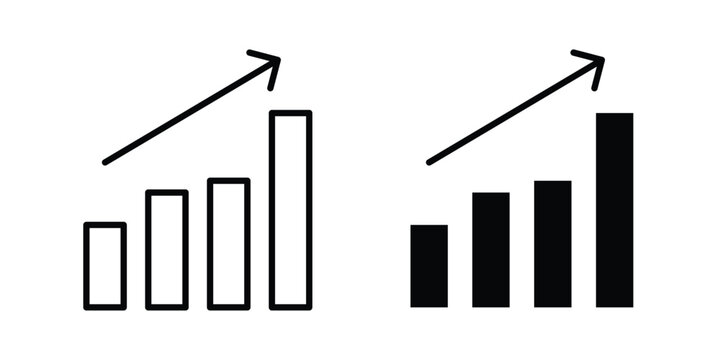 Sales icon line and flat vector collection for ui, ux designs