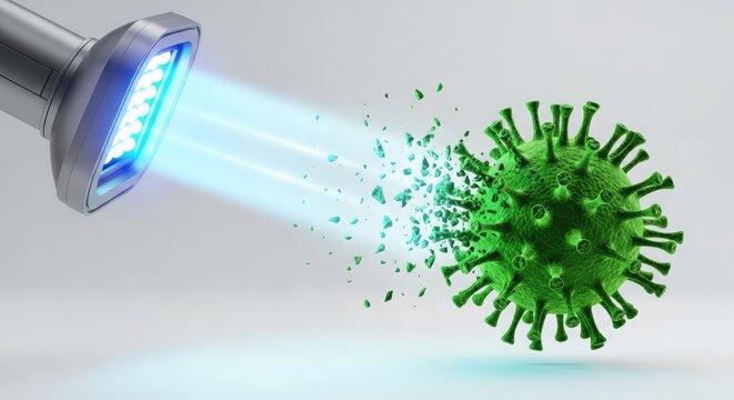 Uv light kills coronavirus with ultraviolet disinfection technology