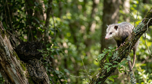 Burmese pythons in Florida The surprising role of opossums in tracking these invasive snakes, as opossums track pythons Florida and burmese pythons opossums are monitored