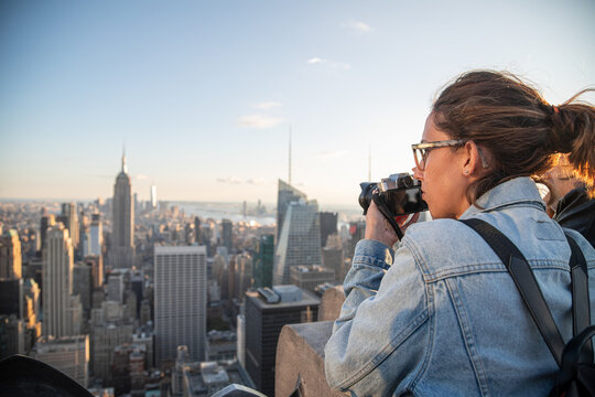Capturing New York City from a Rooftop View