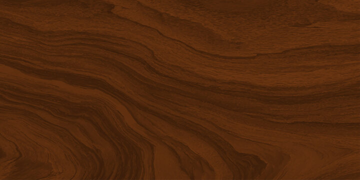 High-resolution dark walnut wood texture background with organic wavy grain patterns for elegant interior design