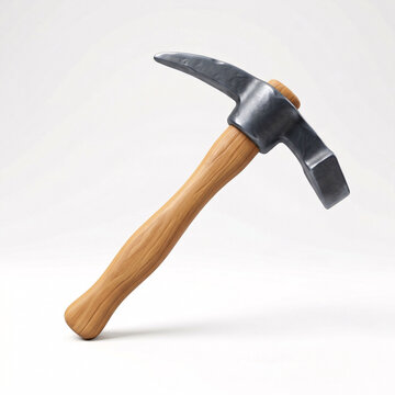 Pioche avec manche en bois