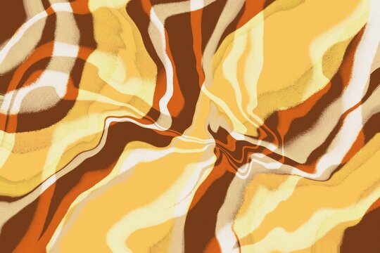 Abstract fluid marble pattern in warm earthy tones