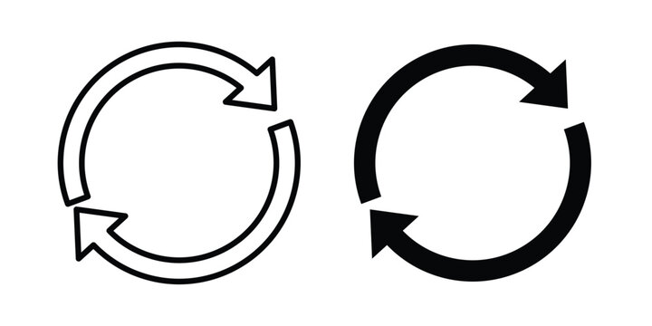 Reuse icon clipart and line art versions on white background