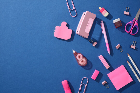 Pop art back to school flat lay for Gen Z gamification