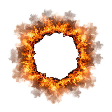 Explosive fiery ring