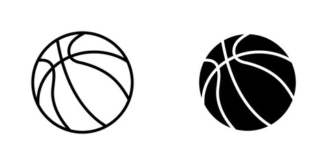 Basketball icons for app and websites. © Aronno