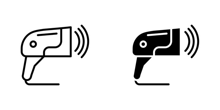 Barcode scanner icons for app and websites.