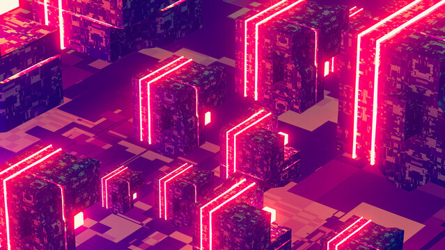 Background of 3D technology in digital data and AI environment