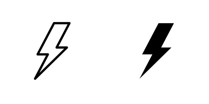 Electricity icons for app and websites.