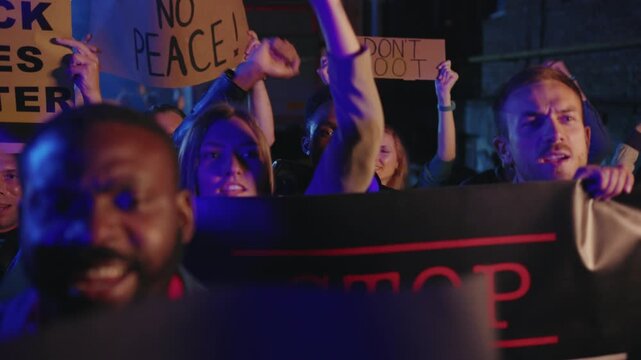 A peaceful protest aimed at advocating for justice and equality within our society