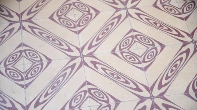Historic Valencian Tiles &ndash; Spanish Baroque Ceramic Background Texture