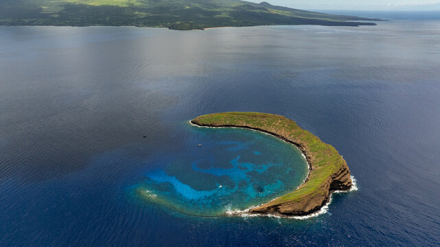 Molokini Green from heavy rains