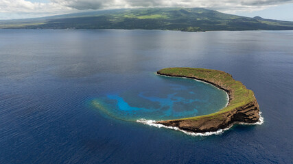 Molokini Green from heavy rains © Drew