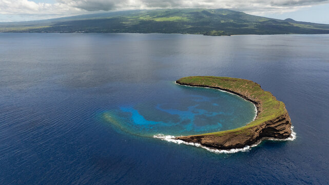 Molokini Green from heavy rains
