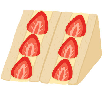 Strawberry cream sandwich 